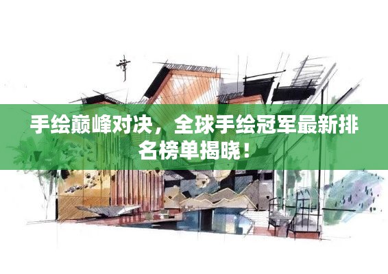手繪巔峰對決，全球手繪冠軍最新排名榜單揭曉！