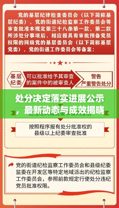 處分決定落實進展公示，最新動態(tài)與成效揭曉！