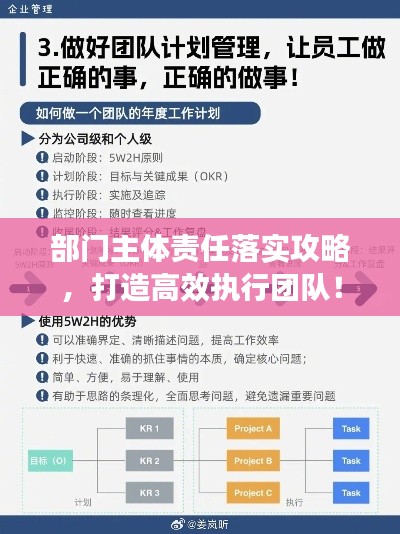 部門主體責任落實攻略，打造高效執(zhí)行團隊！