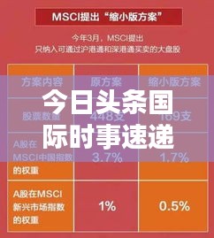 今日頭條國(guó)際時(shí)事速遞，全球最新大事報(bào)道匯總