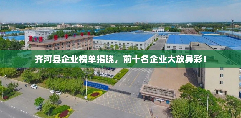 齊河縣企業(yè)榜單揭曉，前十名企業(yè)大放異彩！
