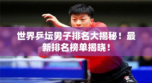 世界乒壇男子排名大揭秘！最新排名榜單揭曉！