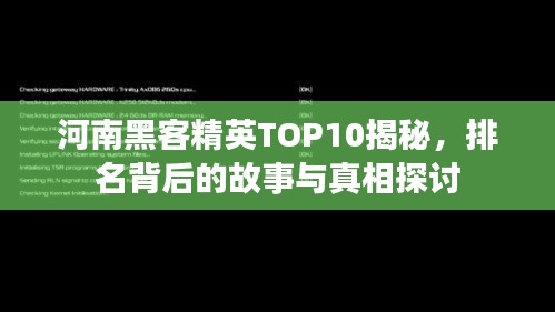 河南黑客精英TOP10揭秘，排名背后的故事與真相探討