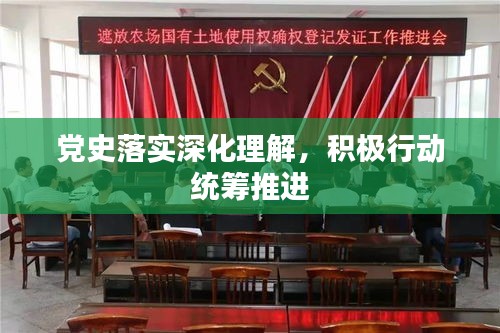 黨史落實(shí)深化理解，積極行動(dòng)統(tǒng)籌推進(jìn)