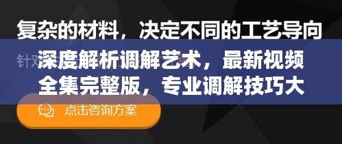 深度解析調(diào)解藝術，最新視頻全集完整版，專業(yè)調(diào)解技巧大揭秘